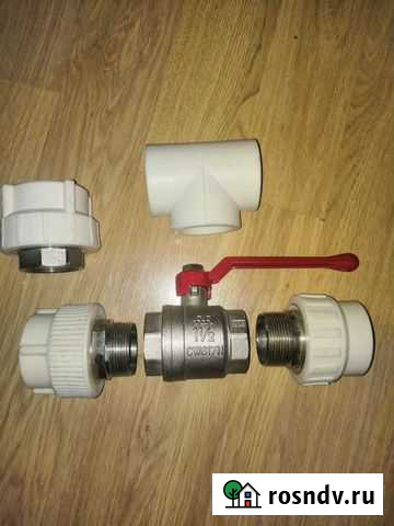 Кран шаровый и фитинги 50х 1 1\2 Пермь - изображение 1