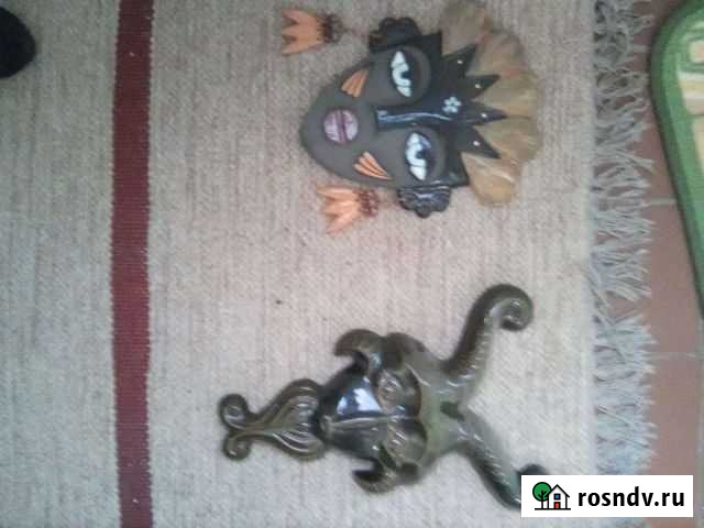 Маска индейская керамика СССР Черняховск - изображение 1