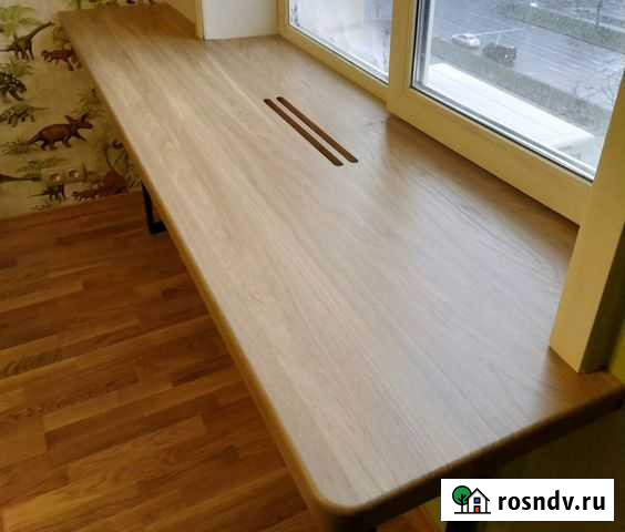 Деревянный подоконник из массива дуба Москва - изображение 1