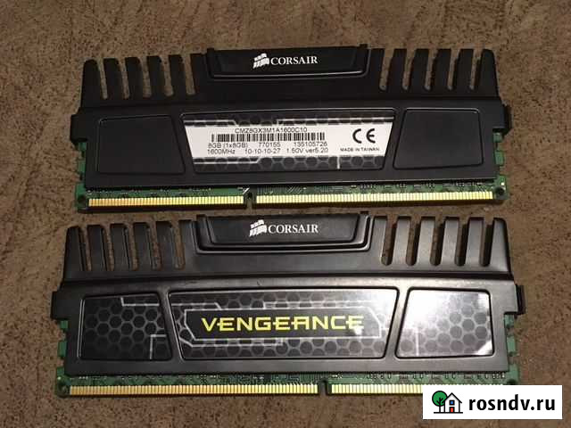 Оперативная память DDR3 corsair 16Gb Старый Оскол - изображение 1