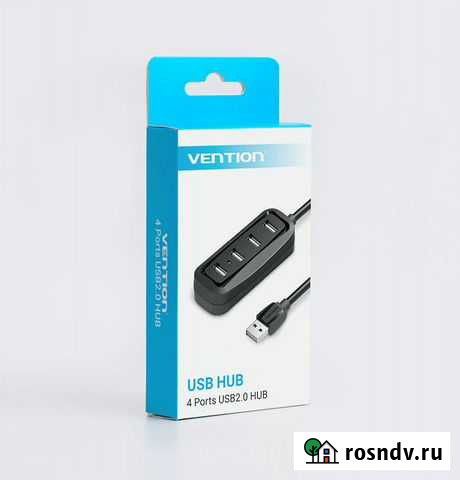 Новый USB HUB концентратор 2.0 на 4 порта Калининград - изображение 1
