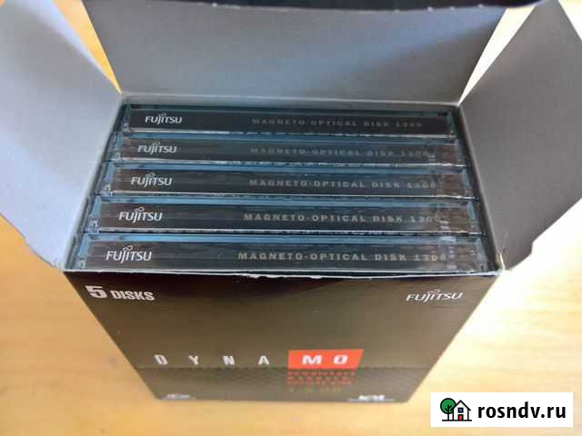 Новые Магнитооптические диски fujitsu 1.3 Гб Аксай - изображение 1