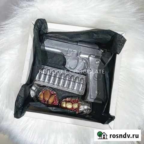 Шоколадный пистолет с гранатами Санкт-Петербург - изображение 1