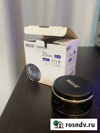 Объектив meiki 25mm f1.8 micro 4/3 Челябинск - изображение 1