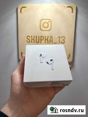 AirPods 3 Новые Ростест Саранск - изображение 1
