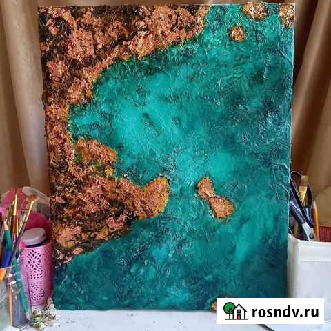 Картина маслом на холсте Лагуна Тула - изображение 1