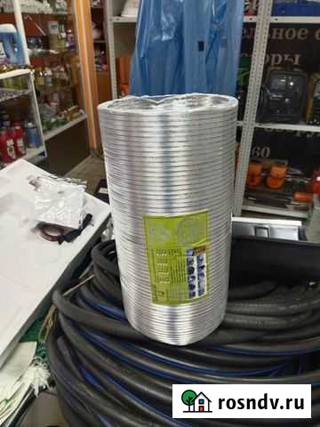 Воздуховод гибкий алюминиевый 200мм, -30 до +400С Красноярск - изображение 1