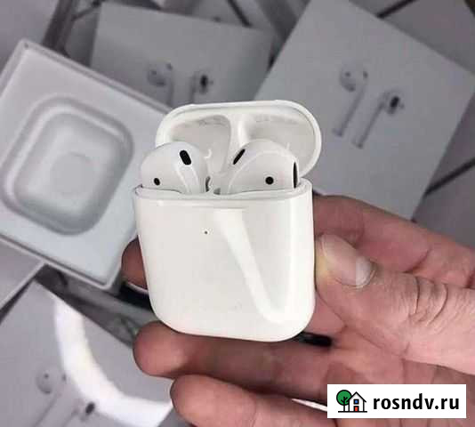 AirPods 2 Premium + Чехол Хабаровск - изображение 1