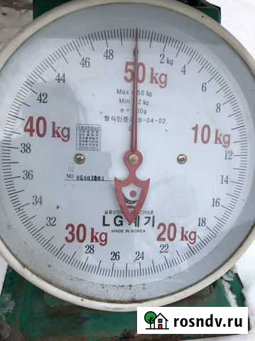 Весы напольные механические 50 кг Ольгинская - изображение 1