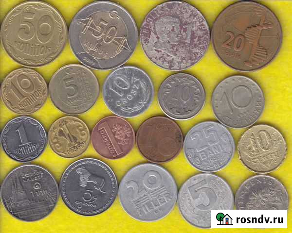 Иностранные монеты (лоты № 043-б и №043-в) Тамбов - изображение 1