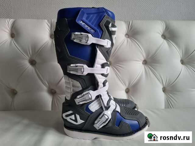 Мотоботы эндуро acerbis X-race boots blue grey Котельники - изображение 1