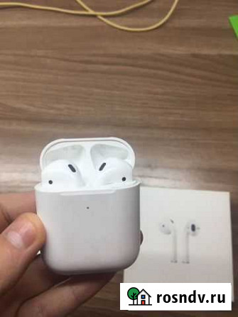 Наушники apple airpods 2 оригинал Симферополь - изображение 1