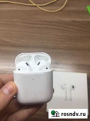 Наушники apple airpods 2 оригинал Симферополь - изображение 1