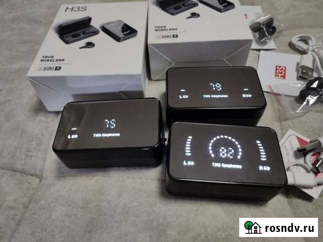 TWS наушники с функцией power bank. Отличный звук Саратов - изображение 1