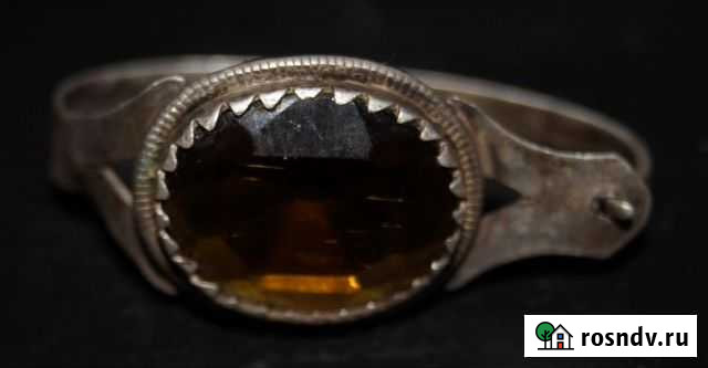 Серьга серебро с камнем Залари - изображение 1