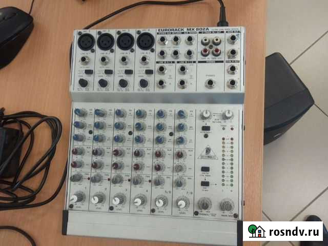 Микшерный пульт Behringer mx 802a Каменск-Уральский - изображение 1