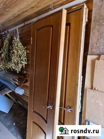 Межкомнатная дверь бу с коробкой Щекино - изображение 1