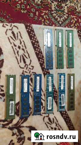 Оперативная память DDR 3 по 2 гига для пк Волгодонск - изображение 1