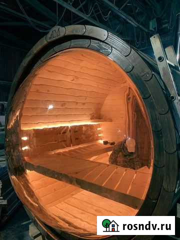 Баня бочка под ключ в наличии из кедра и сосны Барнаул - изображение 1