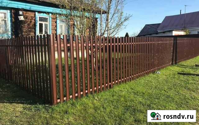 Забор из евроштакетника Вырица - изображение 1