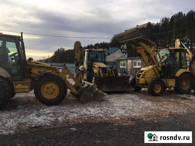 Услуги экскаватора погрузчика Ижевск - изображение 1