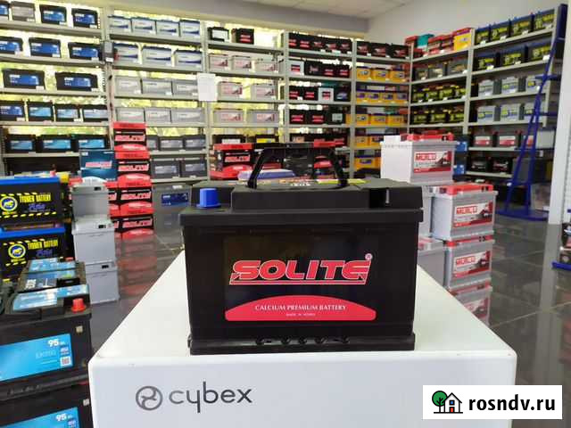 Аккумулятор Solite 74Ah 690A обратной полярности Уфа - изображение 1