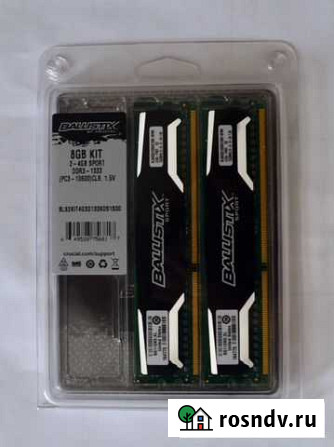 Micron Ballistix Sport DDR3 1333.8GB2x4GB новая Белгород - изображение 1