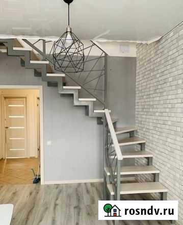 Лестница на металлокаркасе с поворотом 90 градусов Уфа - изображение 1