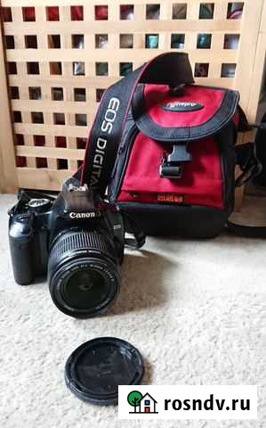 Зеркальный фотоаппарат Canon EOS 450D Москва - изображение 1