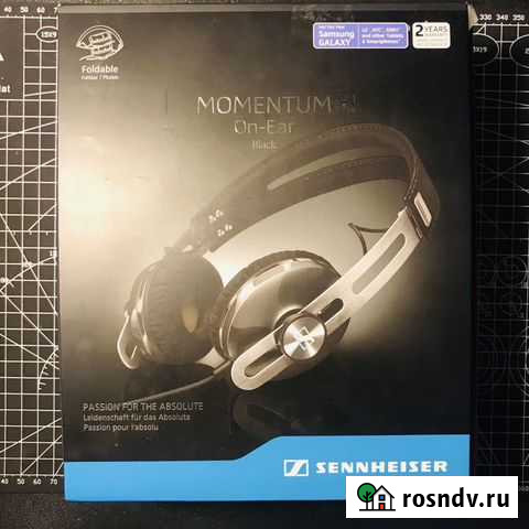 Наушники Sennheiser Monentum On-Ear Black Москва - изображение 1