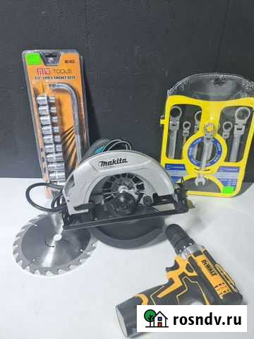 Шуроповерт 12V DeWalt + Циркулярная пила Makita Санкт-Петербург - изображение 1