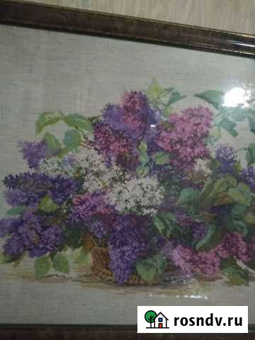 Картина вышитая крестом Морозовск - изображение 1