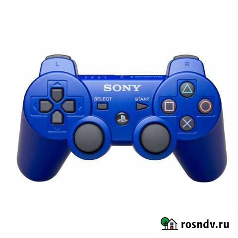 PS3 Джойстики Оригинальные Синие Санкт-Петербург - изображение 1