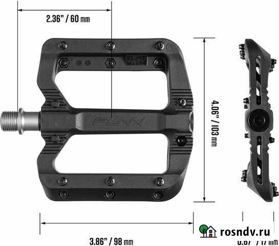 Педали Funn Black Magic и Wellgo WAM D10 Санкт-Петербург - изображение 1