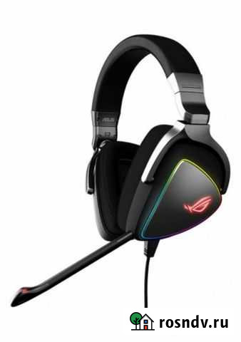 Наушники Проводная гарнитура Asus ROG Delta черный Алдан - изображение 1