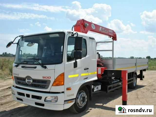 Кран борт, Аренда спецтехники, Услуги манипулятора Чита - изображение 1