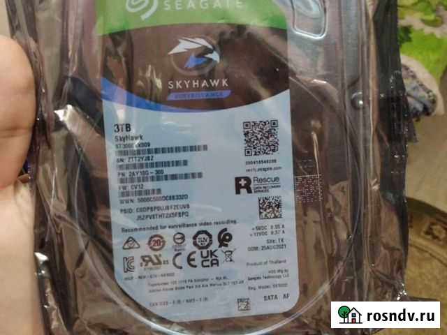 Новый жёсткий диск skyhawk 3тв Оренбург - изображение 1