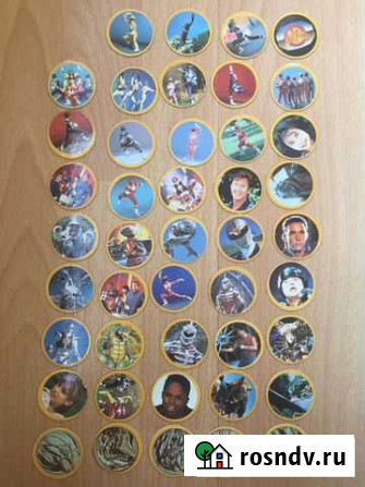 Полная коллекция Power Rangers floppy. фишки Владивосток - изображение 1