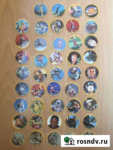 Полная коллекция Power Rangers floppy. фишки Владивосток - изображение 1