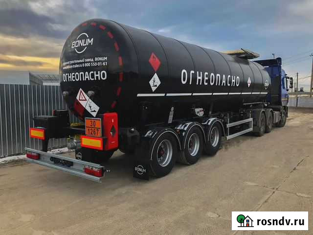 Полуприцеп битумовоз Bonum 27 куб.м, 2022 Новосибирск - изображение 1