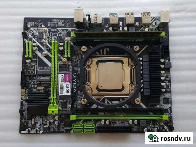 Комплект S-2011V3 X99+Xeon E5-2620V3+DDR4 8Gb+SSD Ростов-на-Дону - изображение 1