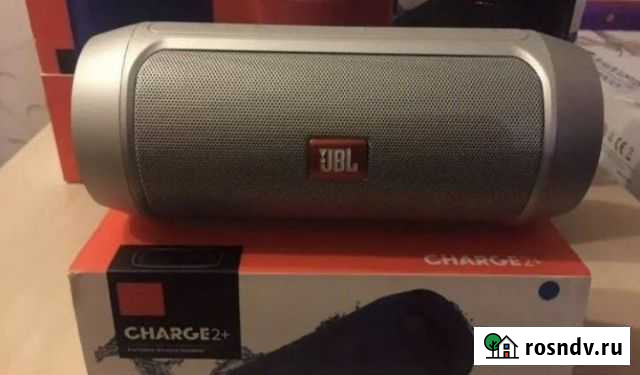 Колонка bluetooth jbl charge 2+ серая Раменское - изображение 1