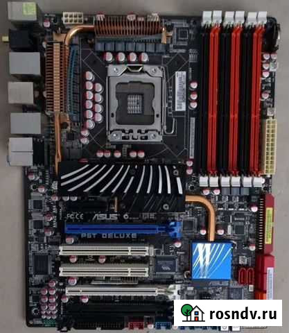 Asus P6T deluxe V2 LGA1366+ проц Дмитров - изображение 1