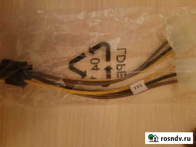 Переходник 6-pin - Molex x2 Новоалтайск - изображение 1
