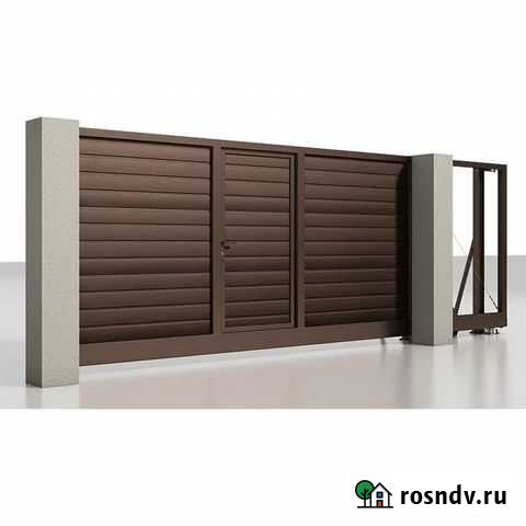 Откатные ворота Панковка - изображение 1