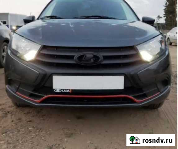 Накладка на бампер, Гранта, в стиле Drive Active Чебоксары - изображение 1