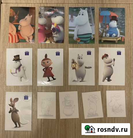 Наклейки «Муми трогательная зима 1 и 2», Лига Свеж Барнаул - изображение 1