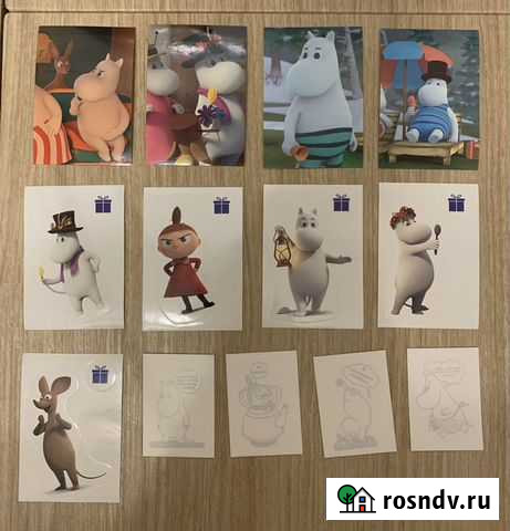 Наклейки «Муми трогательная зима 1 и 2», Лига Свеж Барнаул - изображение 1