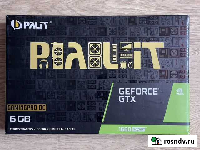 Видеокарта Palit GeForce gtx 1660 super gamingpro Махачкала - изображение 1