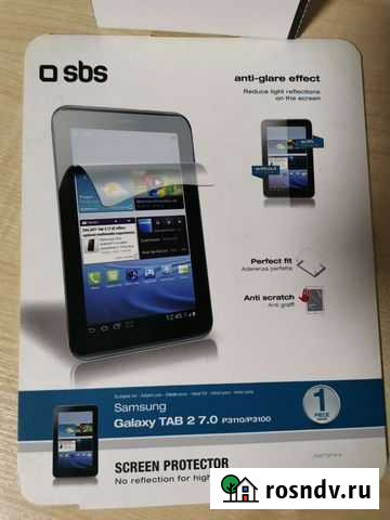 Пленка защитная на экран для galaxy tab 2.7.0 Красноярск - изображение 1